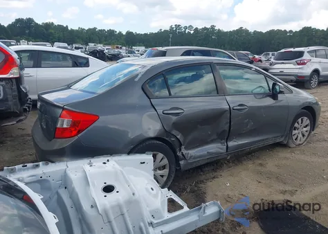 2012 Honda Civic Lx from USA, damaged, VIN 19XFB2E59CE064666